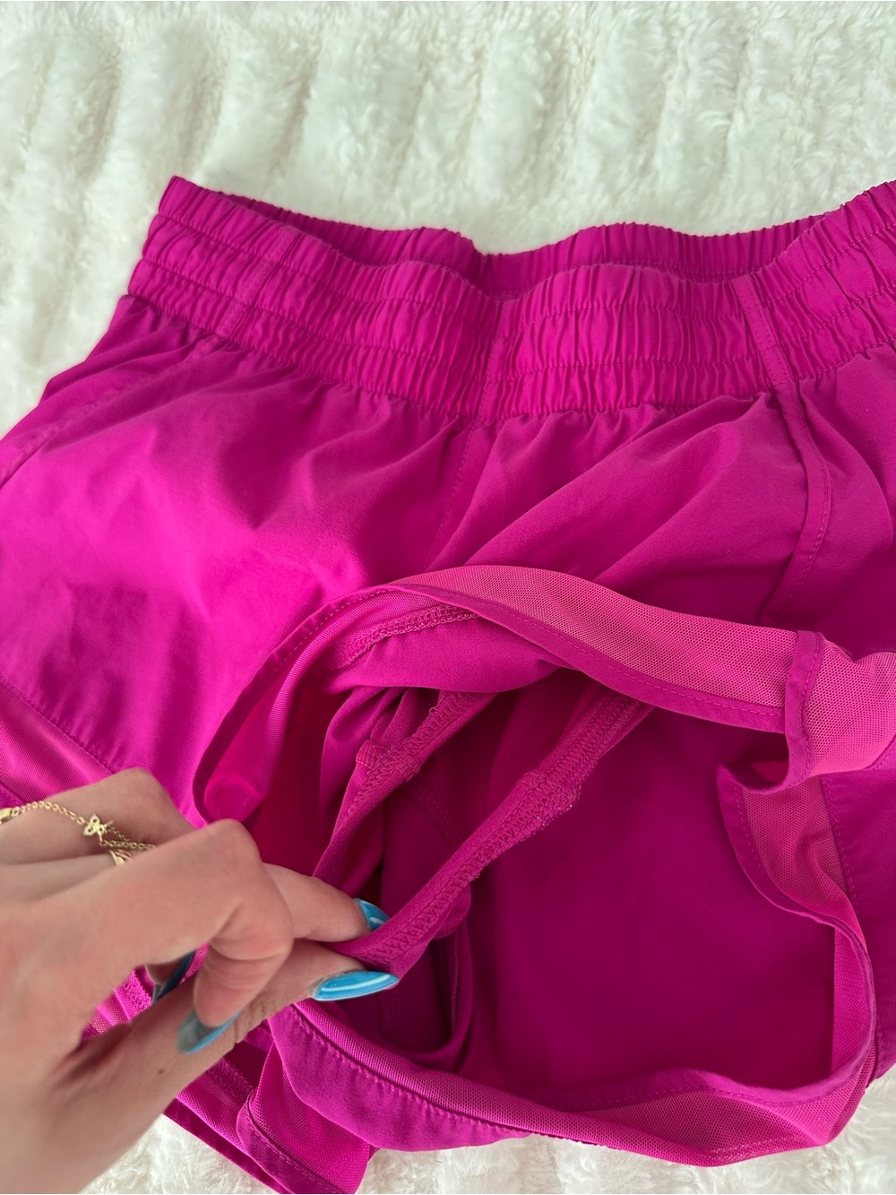 Athleta Fuchsia Athletic Shorts Size XXS - Picture 3 of 6